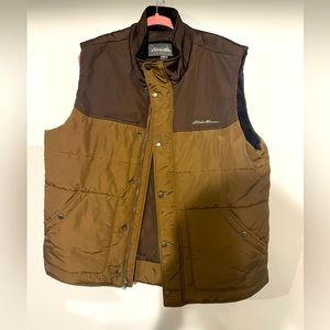 Vintage Eddie Bauer Vest Large Puffer Premium Quality Goose Down